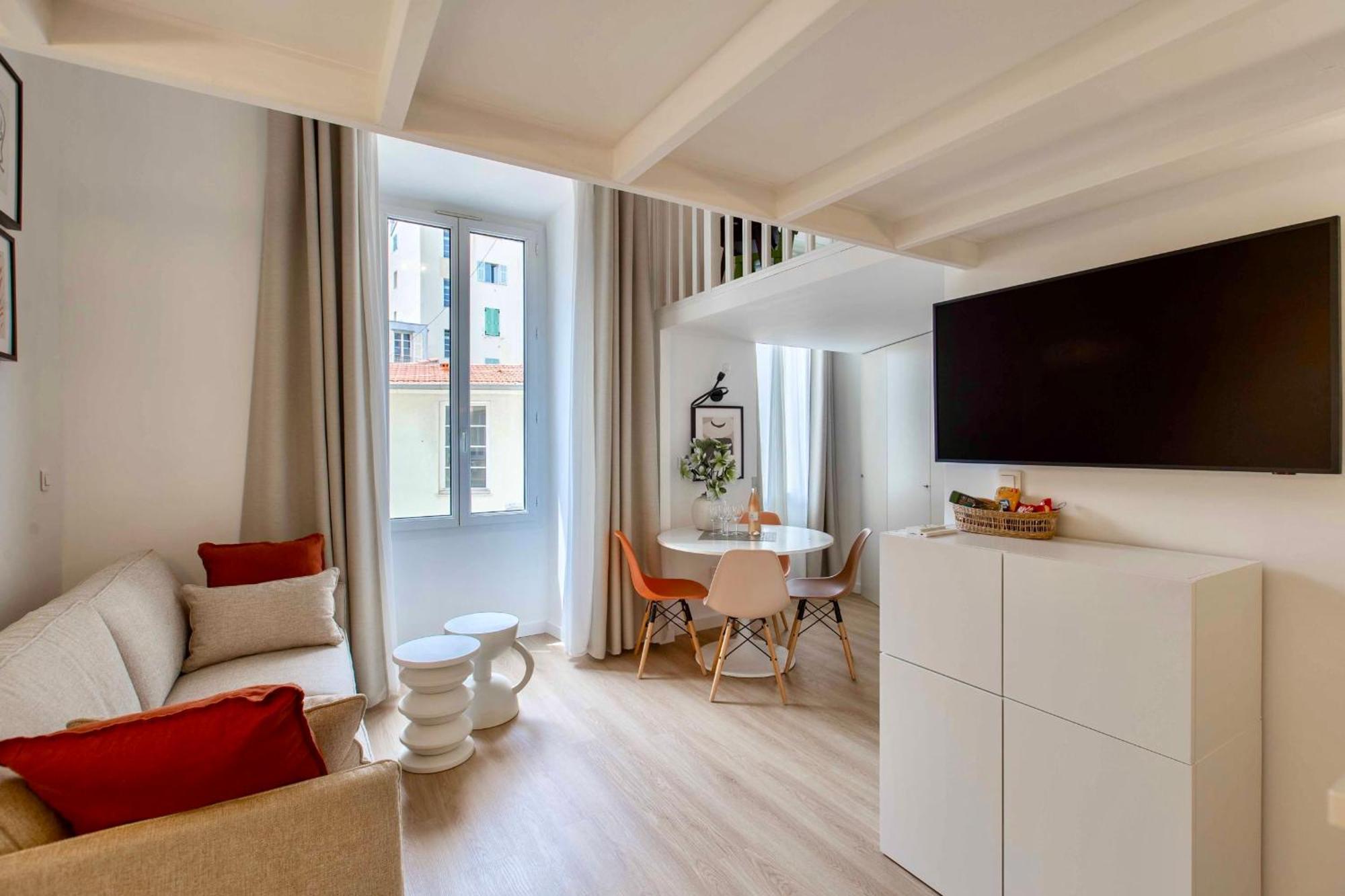 Suede Promenade Duplex Apartment At 1 Min From The Sea 2 Bathrooms Nizza Esterno foto
