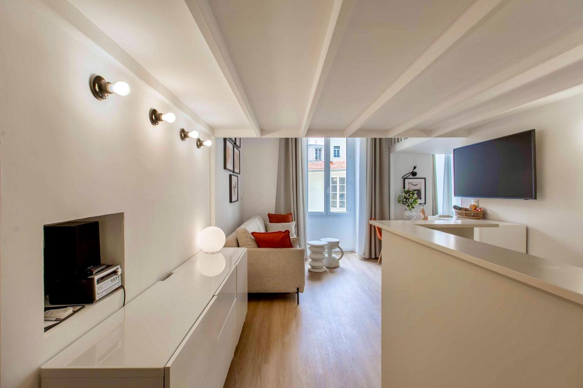 Suede Promenade Duplex Apartment At 1 Min From The Sea 2 Bathrooms Nizza Esterno foto